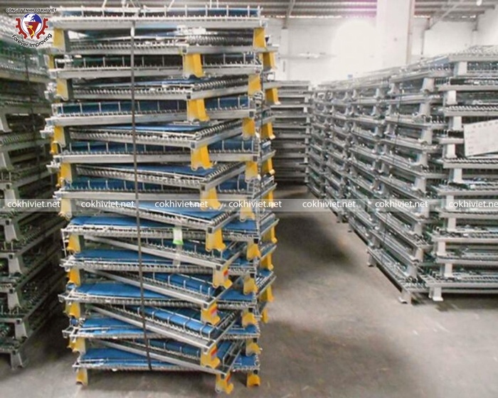 Steel mesh pallet