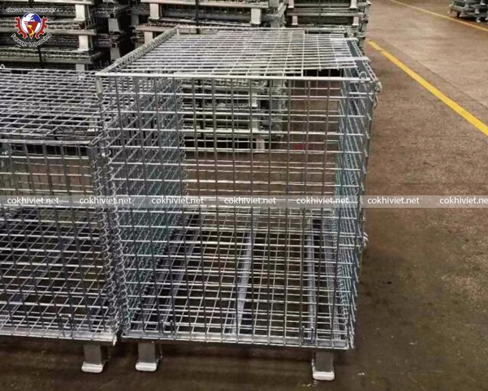 Steel mesh pallet