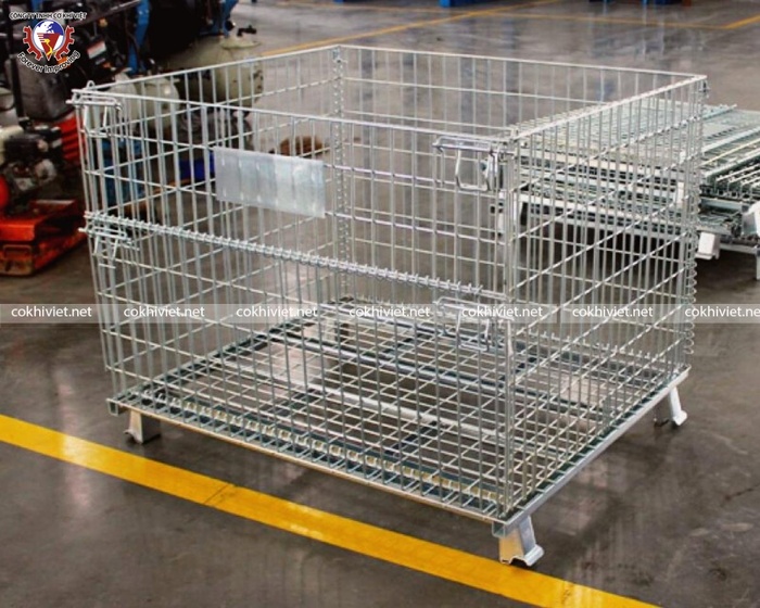 Steel mesh pallet