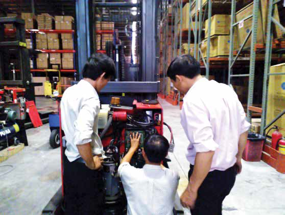 Forklift maintenance