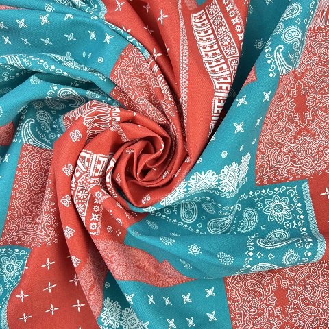 Digital printed fabric