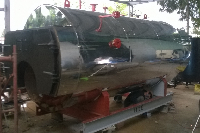 Oil fired boiler