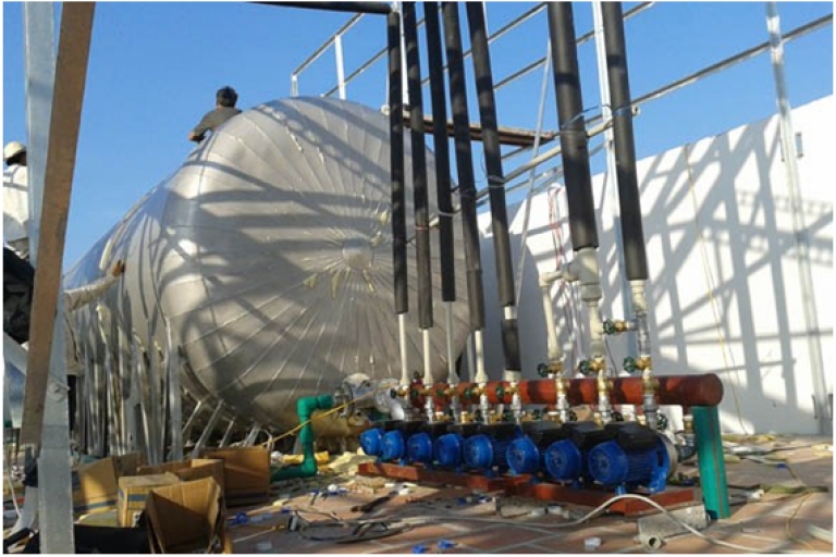 Hot water supply system