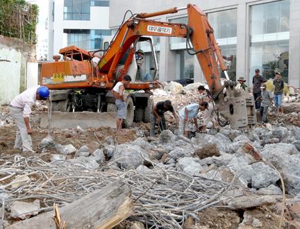 Land leveling service