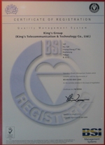 ISO certification