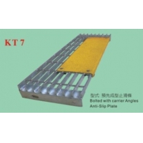 Grating steel floor
