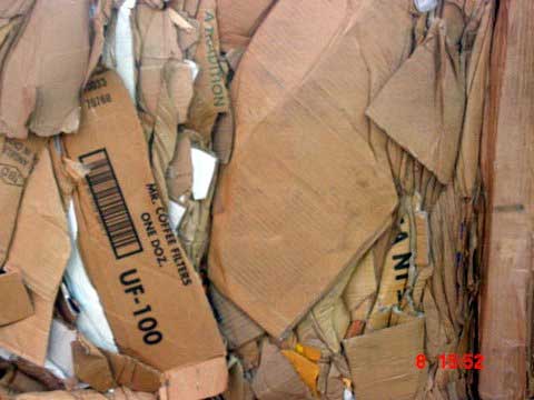 Carton paper scrap