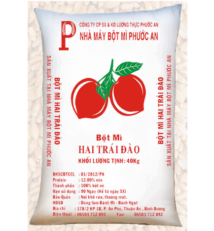 2-Peach branded wheat flour