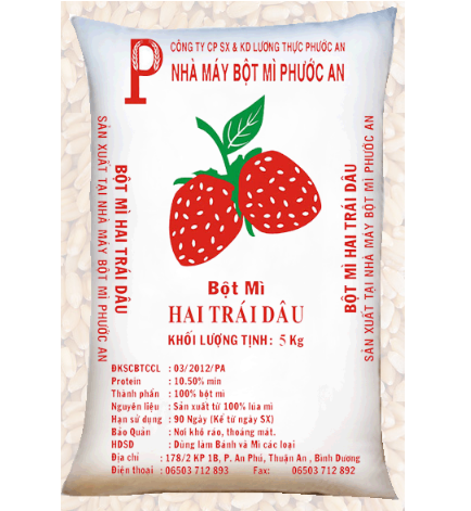 2-Strawberry branded wheat flour