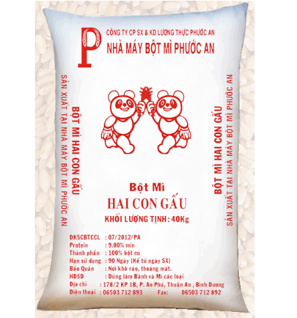 Bear branded wheat flour