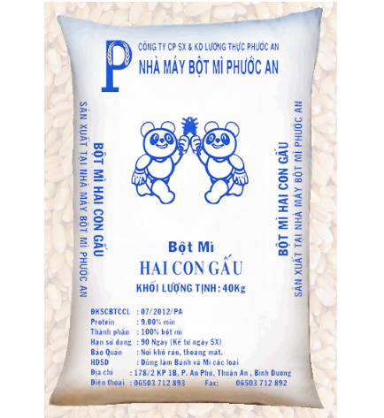 Bear branded wheat flour
