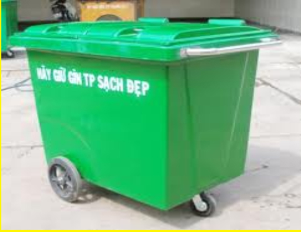 Composite trash trolleys