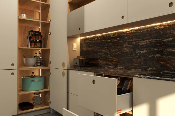 Kitchen cabinets