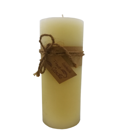Frost pillar candle