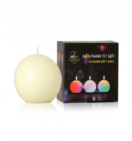 LED color changing ball candle