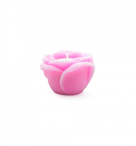 Rose decor candle