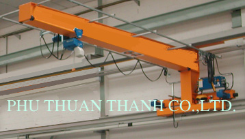 Walling-mounted crane