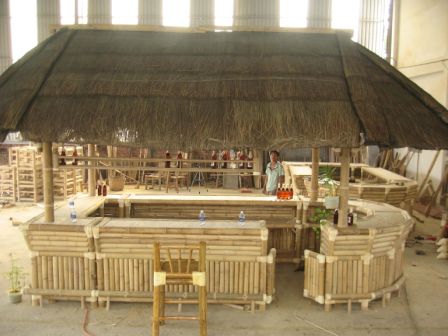 Paris Bar House Thatch Roof