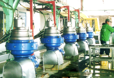 Rubber latex manufacturing line