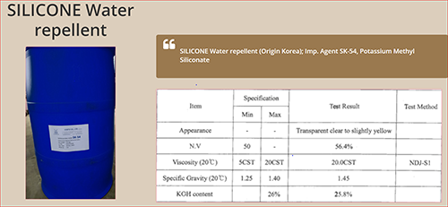 Silicone Water Repellent