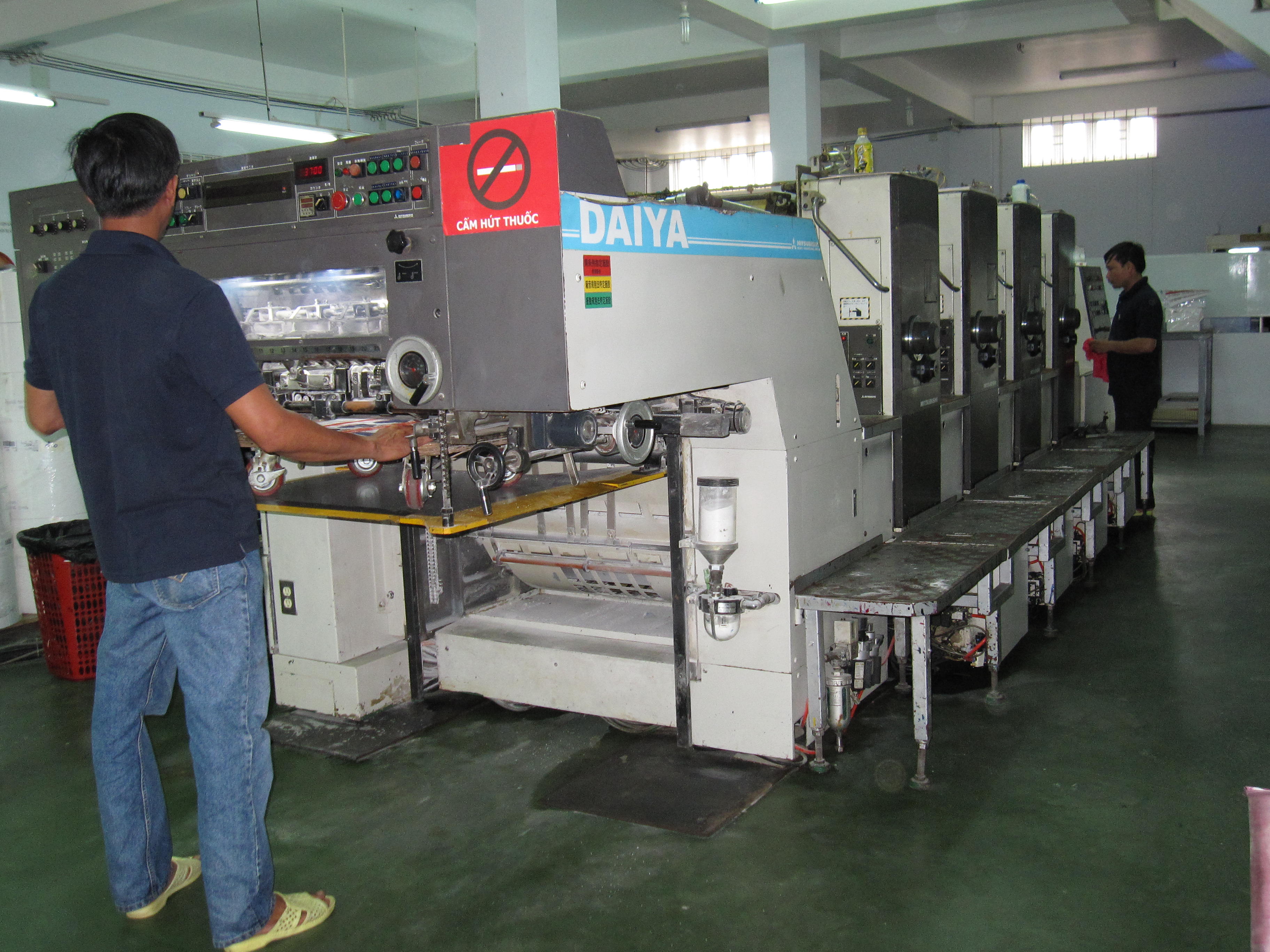Offset machine
