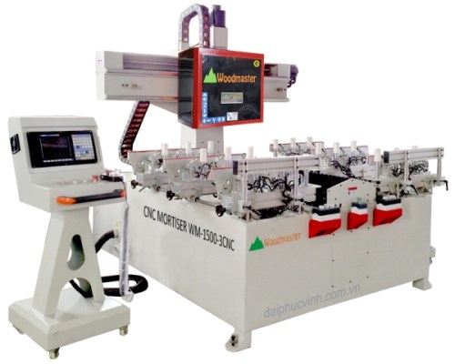 4-head CNC mortising machine