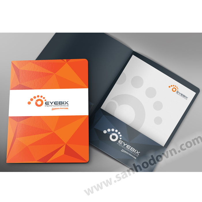 Folded brochure printing