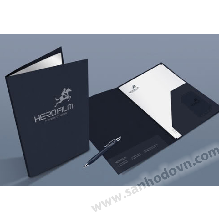 Folded brochure printing