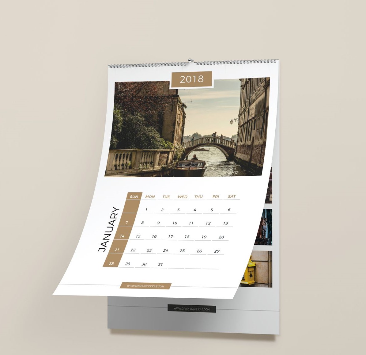 Wall calendar printing