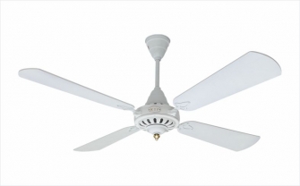 KTP ceiling fan with wood blades