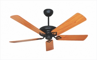 KTP ceiling fan with wood blades