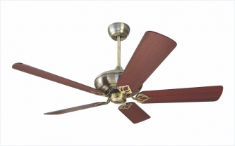 KTP ceiling fan with wood blades