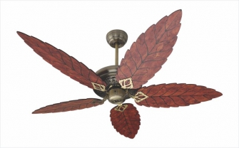 KTP ceiling fan with wood blades