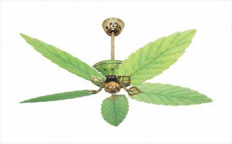 KTP ceiling fan with wood blades