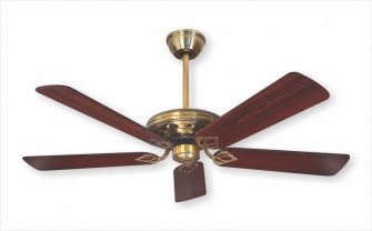 KTP ceiling fan with wood blades