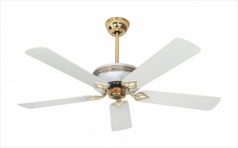 KTP ceiling fan with wood blades