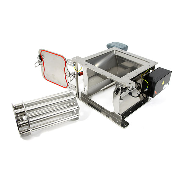 Rotating magnetic iron filter