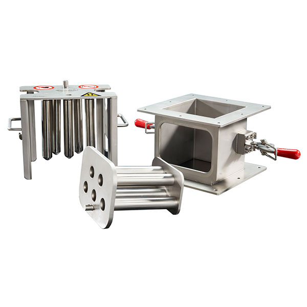 Magnetic drum filtering unit