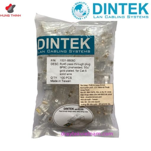 Dintek RJ45 CAT.6 connector