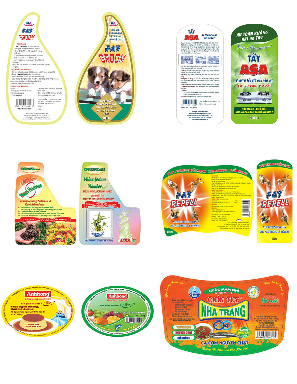 Print decal labels