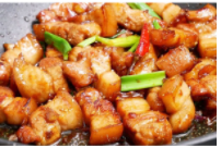 Fried pork with fish sauce