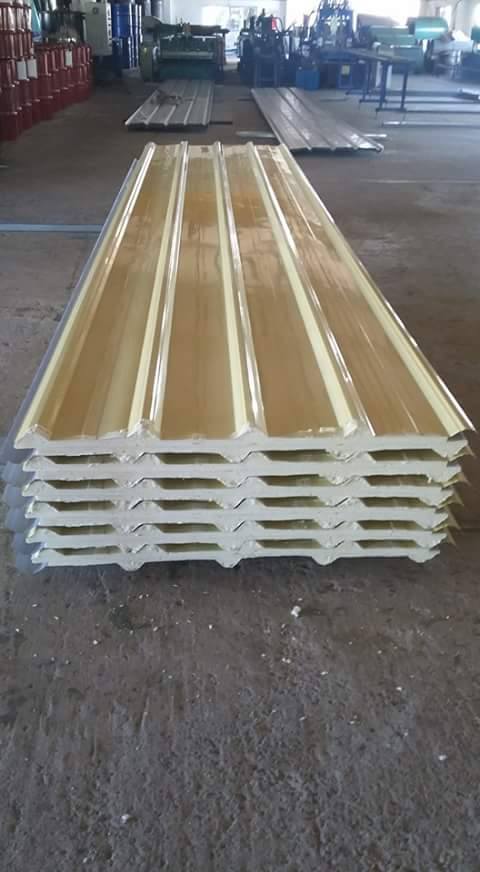 PU corrugated iron