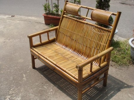 Bamboo table & chair