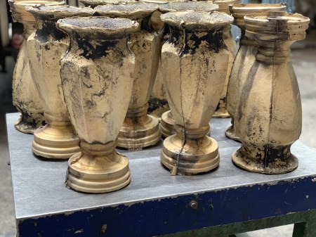 Bronze incense burners for worship
