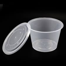 Disposable plastic bowl