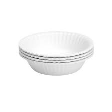 Disposable plastic bowl