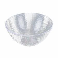 Disposable plastic bowl