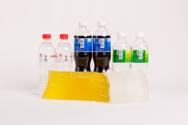 Plastic bottle labelling adhesives