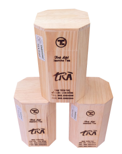 Wood box jasmine tea