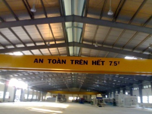 7,5 tons overhead crane